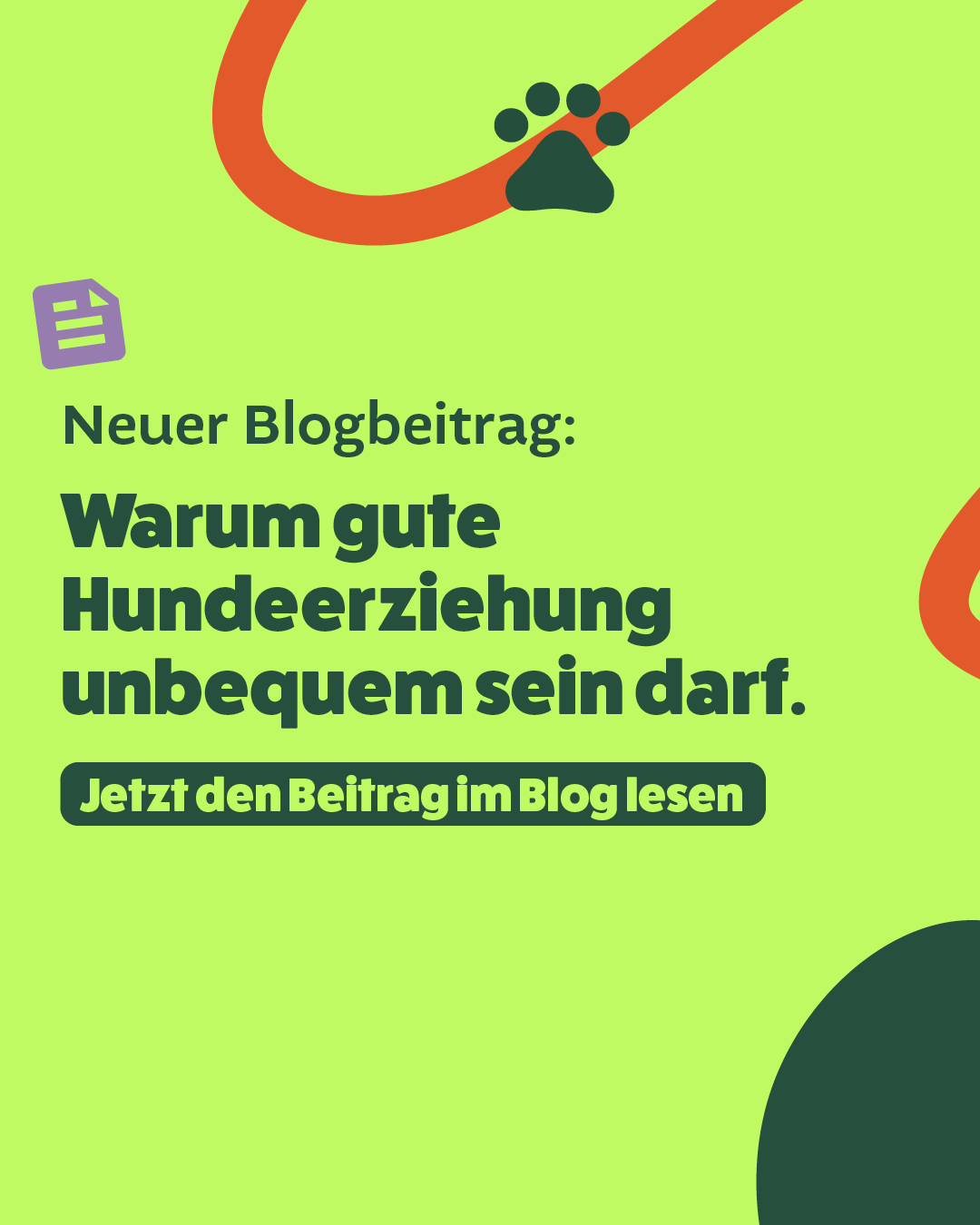 Warum gute Hundeerziehung unbequem sein darf